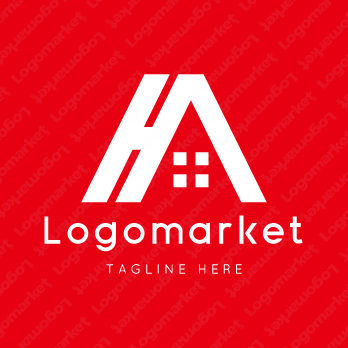 Hとhと家のロゴ