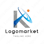 Kとkと球体のロゴ