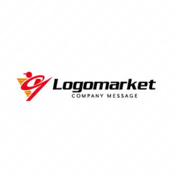 野球とピッチャーとスポーツのロゴ