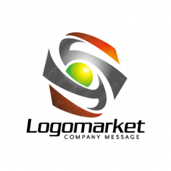 地球とSとスピード感のロゴ