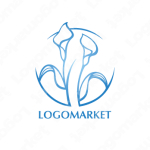 花と百合とリリィのロゴ