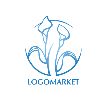 花と百合とリリィのロゴ