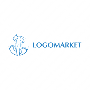 花と百合とリリィのロゴ