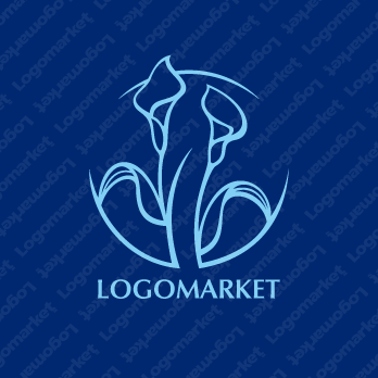 花と百合とリリィのロゴ