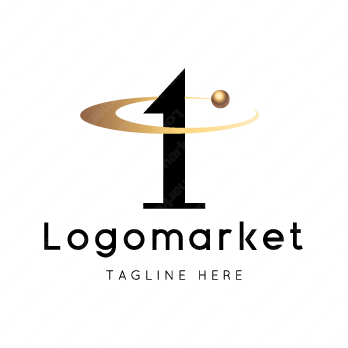 Tと1とナンバーワンのロゴ