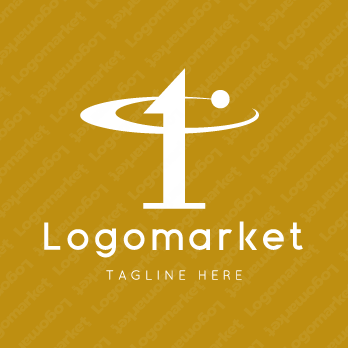 Tと1とナンバーワンのロゴ