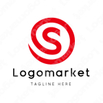 Sとsと正円のロゴ