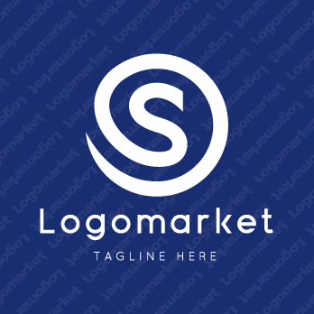 Sとsと正円のロゴ