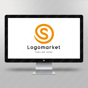 Sとsと正円のロゴ