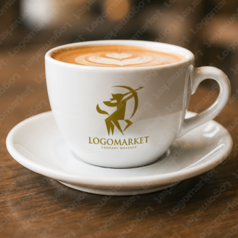 ケンタウロスと高級感とシンプルのロゴ