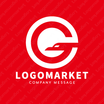 Gと鳥と太陽のロゴ