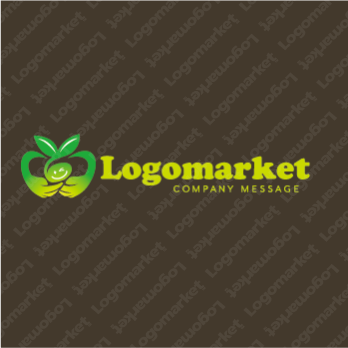 自然とエコと手のロゴ