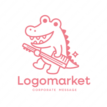 清潔感と楽しさと信頼のロゴ