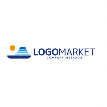 船と山とスマートのロゴ