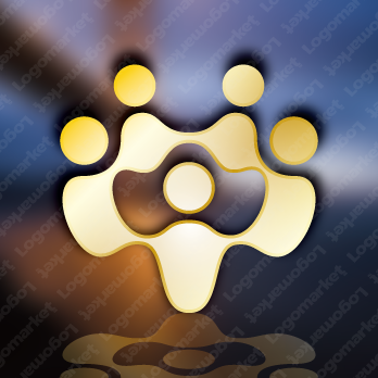 Aとaと虹のロゴ