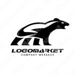 ラーテルと動物とかっこいいのロゴ