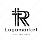 Rとrと和風のロゴ
