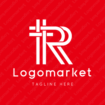 Rとrと和風のロゴ