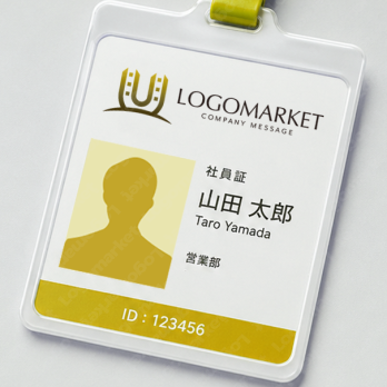 Uとビルと高級感のロゴ