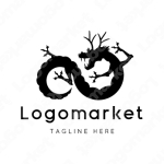竜とドラゴンと無限のロゴ