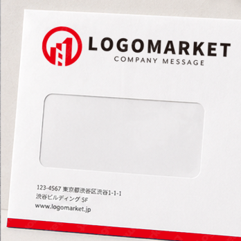 ビルとナンバーワンと成長のロゴ