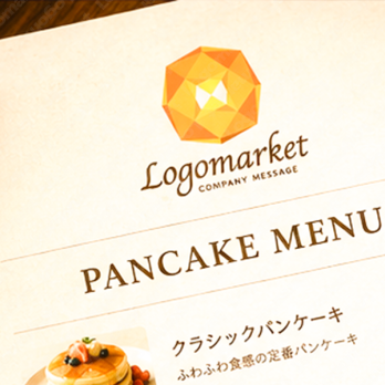 パンケーキと宝石と美味しいのロゴ