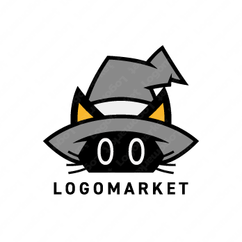 猫と魔法と魔女のロゴ