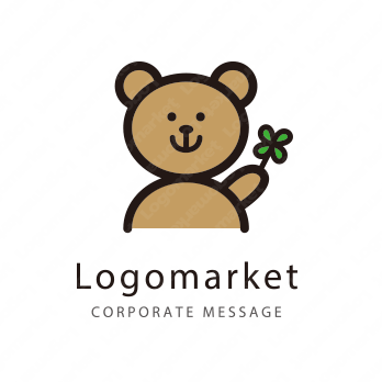 くまとクマと熊のロゴ