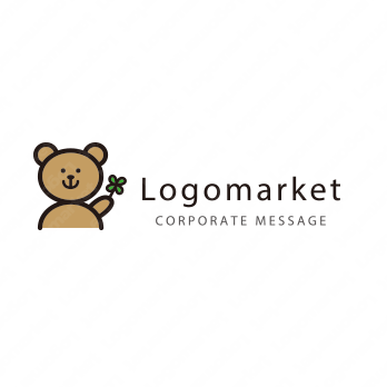 くまとクマと熊のロゴ