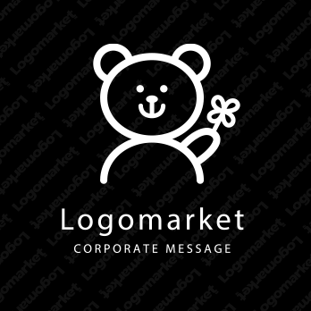 くまとクマと熊のロゴ
