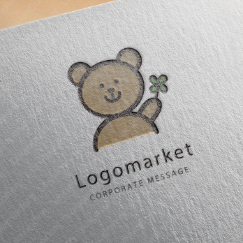 くまとクマと熊のロゴ