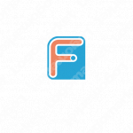 フラットとシンプルとFのロゴ