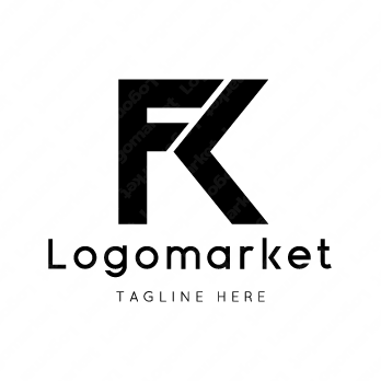 FとKと合字のロゴ