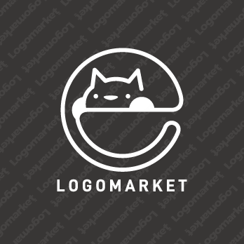 ネコとeと猫のロゴ