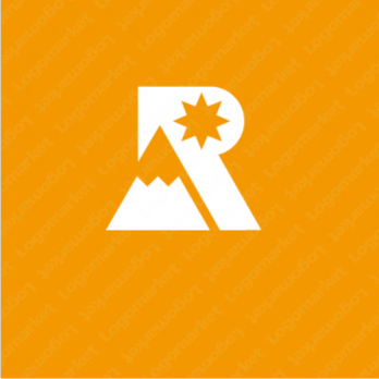 山とRと向上心のロゴ