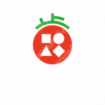 歯とフルーツと漢字のロゴ