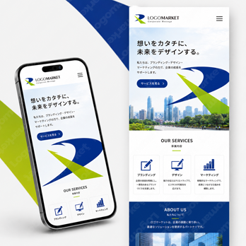 Pと成功とチャレンジのロゴ