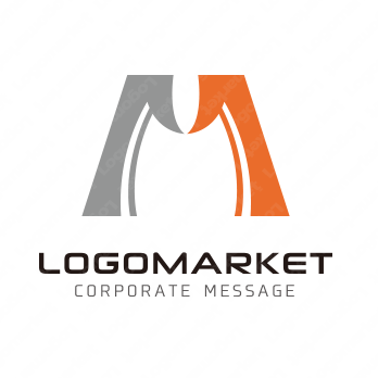 協力と調和とモダンのロゴ