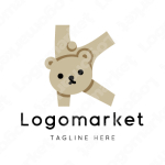 Kとくまと熊のロゴ