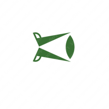 Kとはさみと目のロゴ