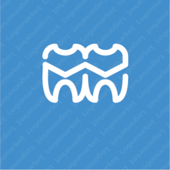 歯とW　Vと優しさのロゴ