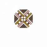 Xと和風と伝統のロゴ