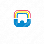 Wと歯と虹のロゴ