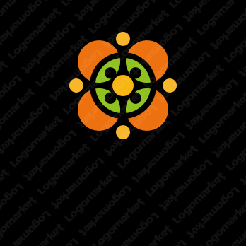花とシンプルと可愛いのロゴ