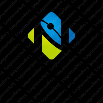 Nとネットワークとスピード感のロゴ