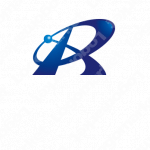 Rとスピード感と先進的のロゴ