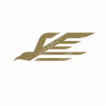 Vとスピードと鳥のロゴ
