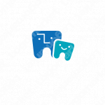 歯と仲良しとキャラクターのロゴ