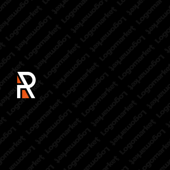 Rとフラットとシンプルのロゴ
