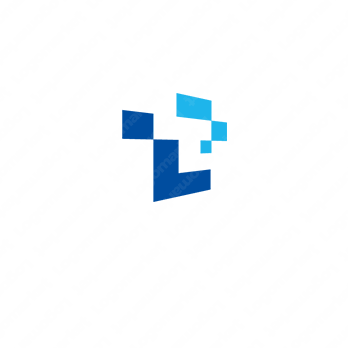 Tと集合体と発展のロゴ